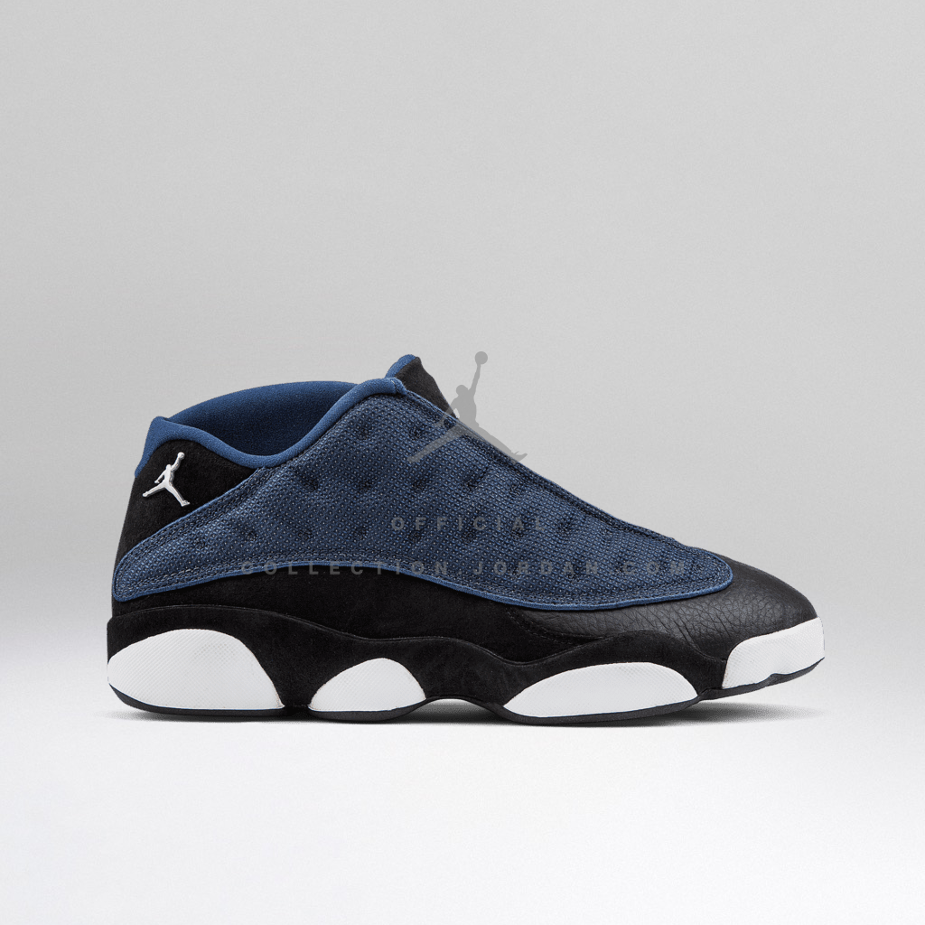 jordan 13 navy blue and white